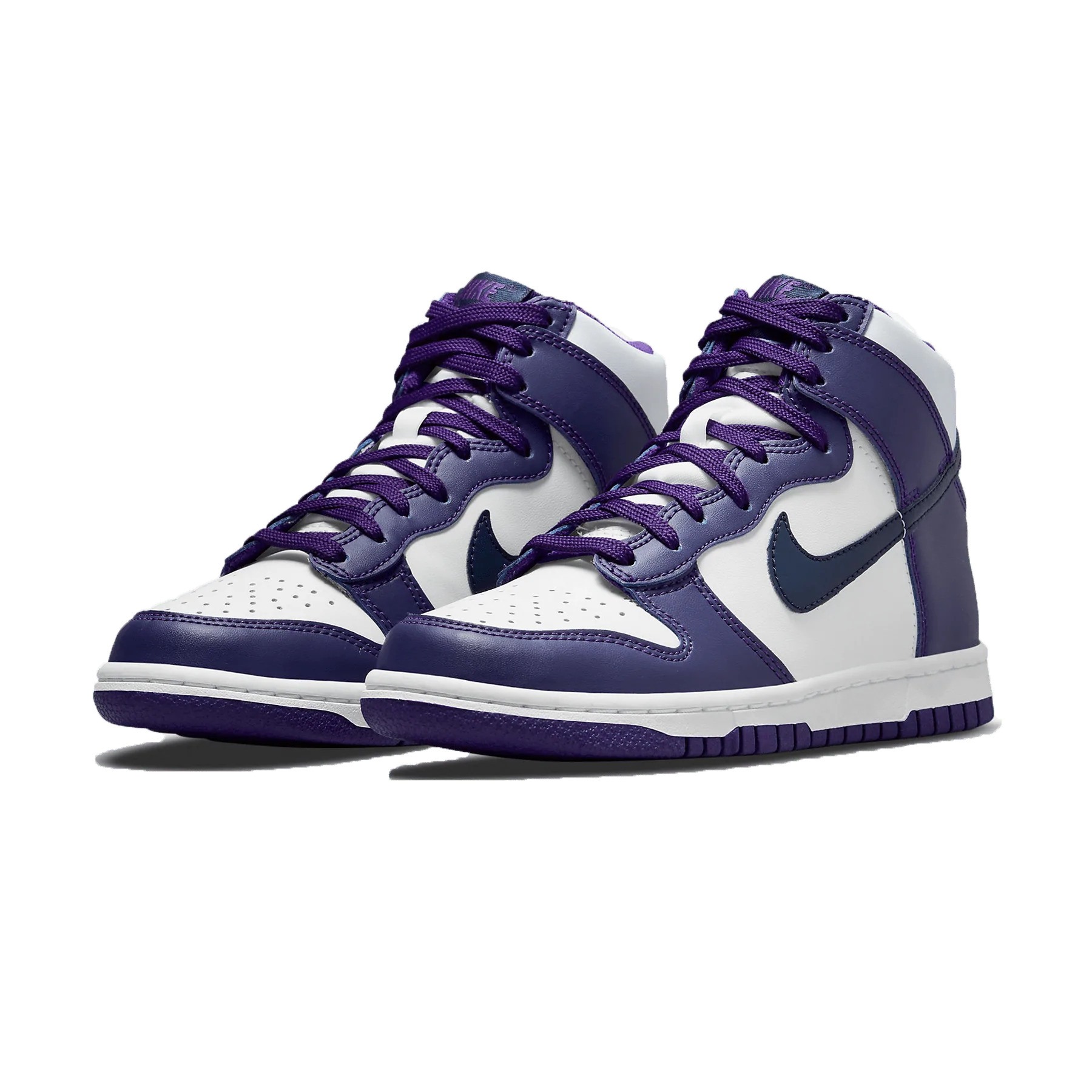 Nike Dunk High Electro Purple Midnight Navy (GS)
